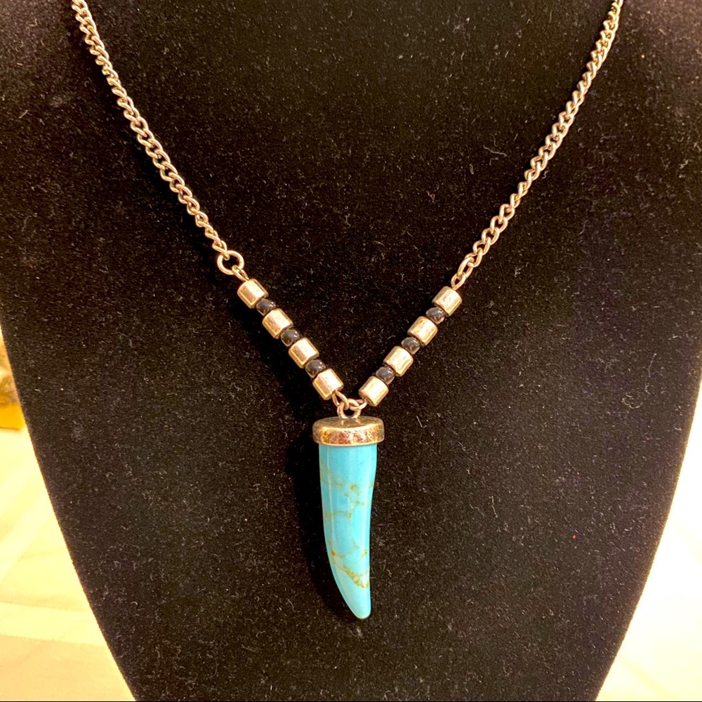 Silver and Turquoise Necklace